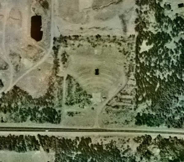 Evergreen Drive-In Theatre - Aerial